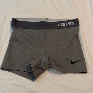 Nike pro dry fit spandex shorts